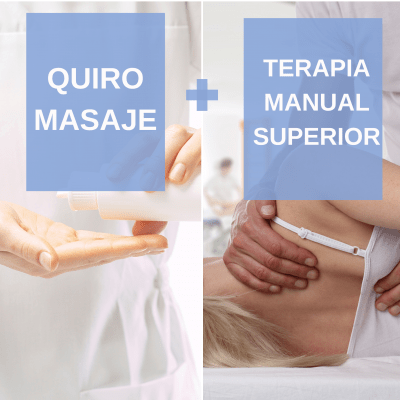 Terapia Manual Superior + Quiromasaje pago en 12 meses
