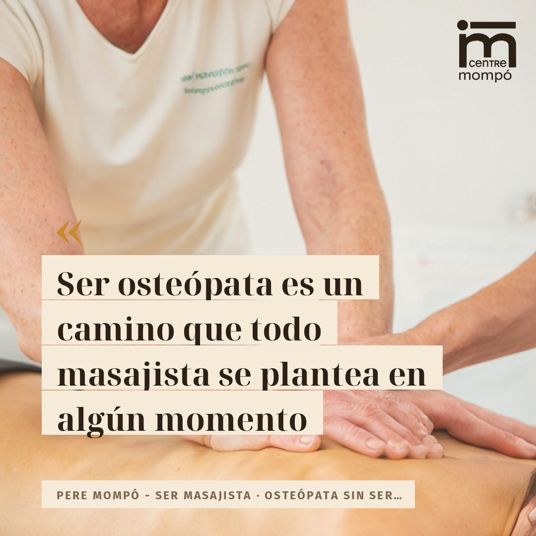 Ser osteópata es un camino que todo masajista se plantea en algún momento
